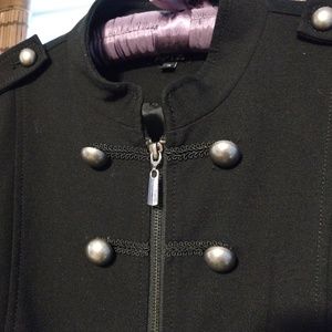 Apt.9 Black toy soldier fitted lined Blazer.
